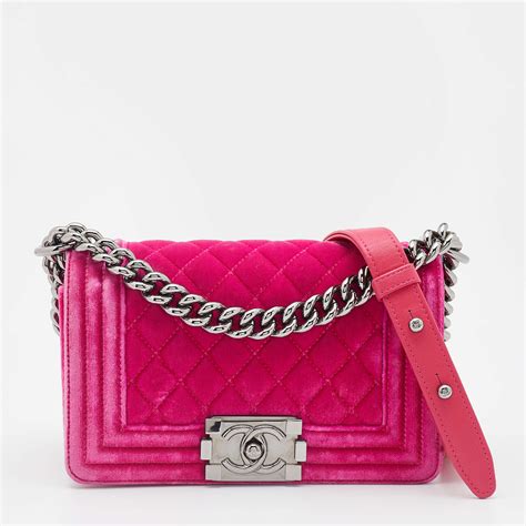 chanel velvet small boy bag|BOY CHANEL .